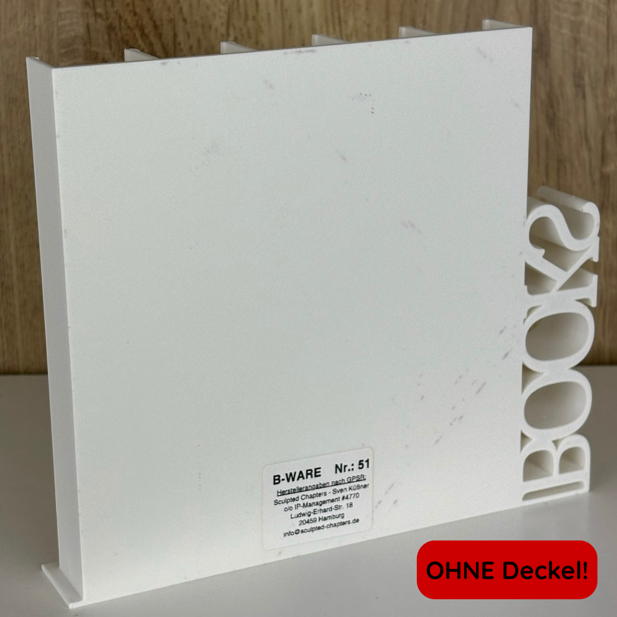 B-WARE - Lesezielturm BOOKS - 250er OHNE Deckel!