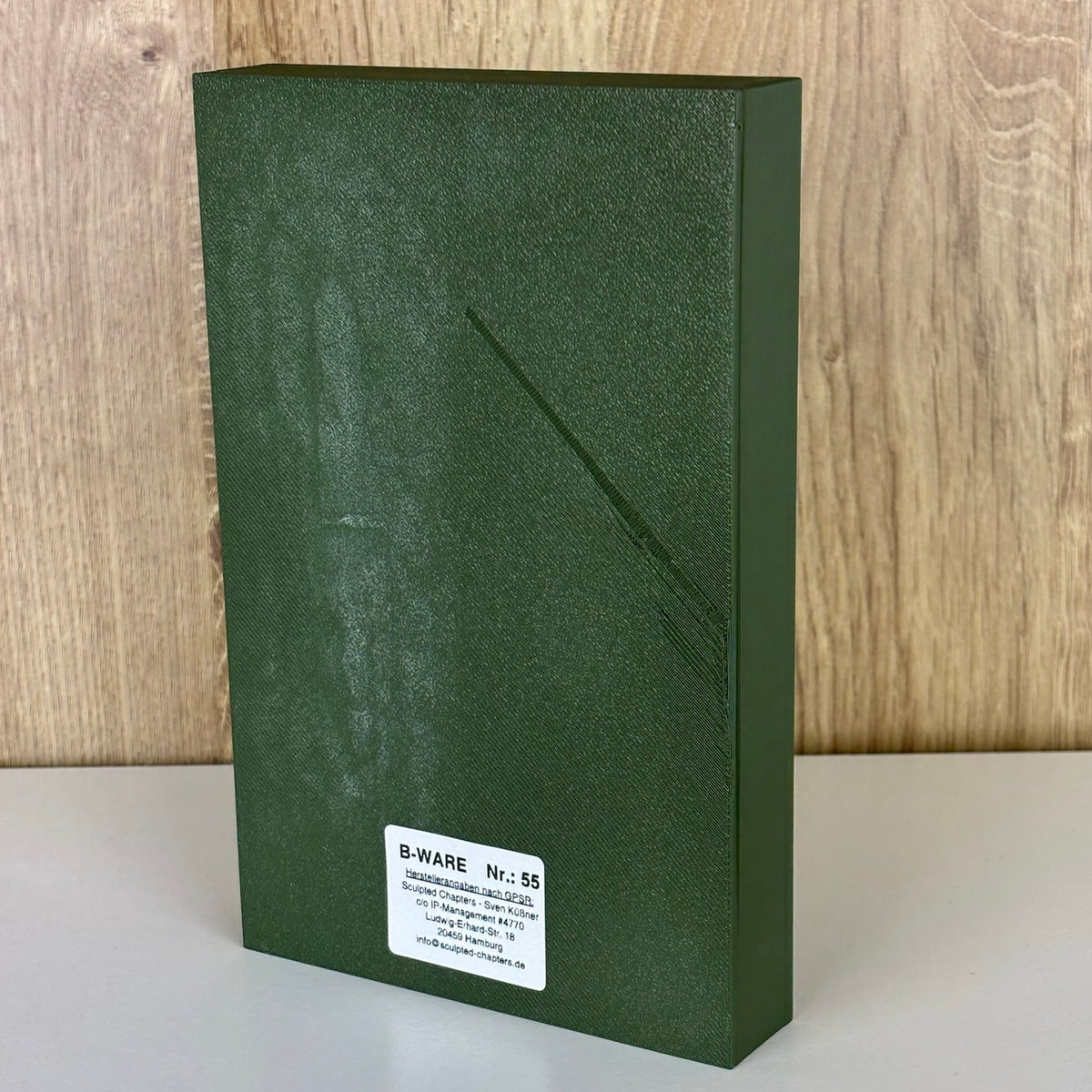 B-WARE - Mini Bücherregal 4 Fächer - breit