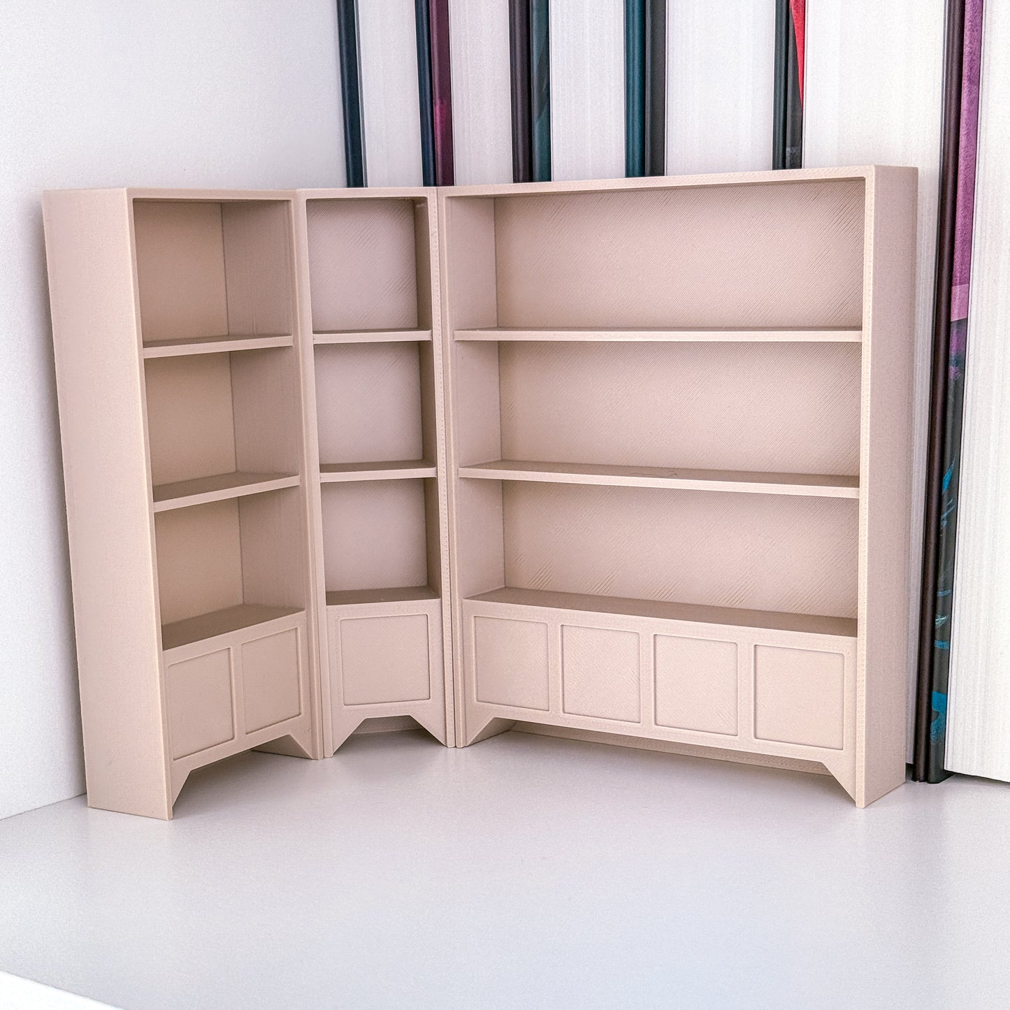 Mini Bücherregal System - 3 Fächer
