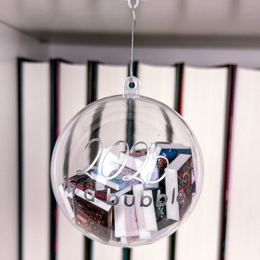 DIY Mini-Buch Weihnachtskugel Bastelset