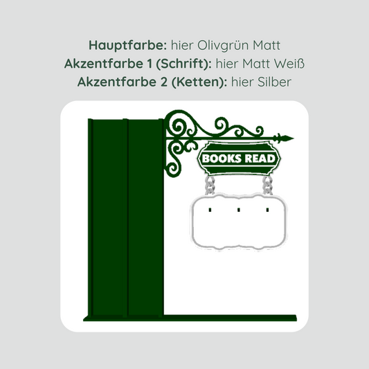 Lesezielturm mit Tracker Books Read