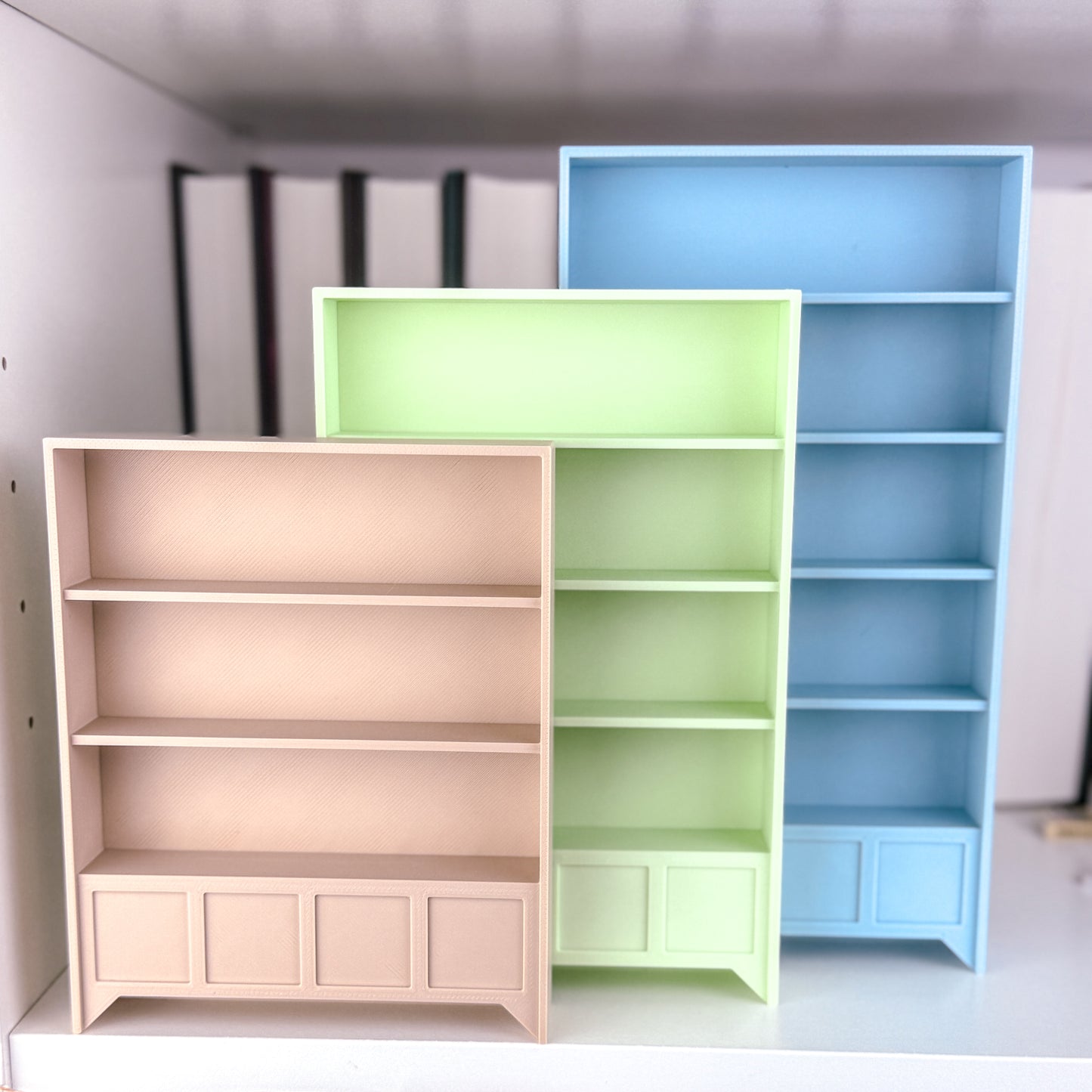 Mini Bücherregal System - 3 Fächer