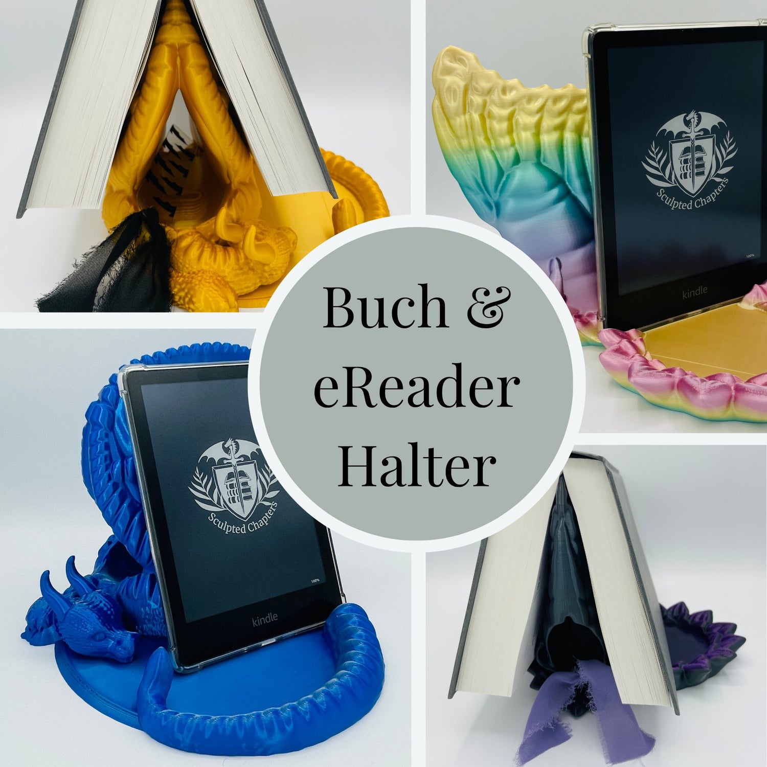 Buch & eReader Halter