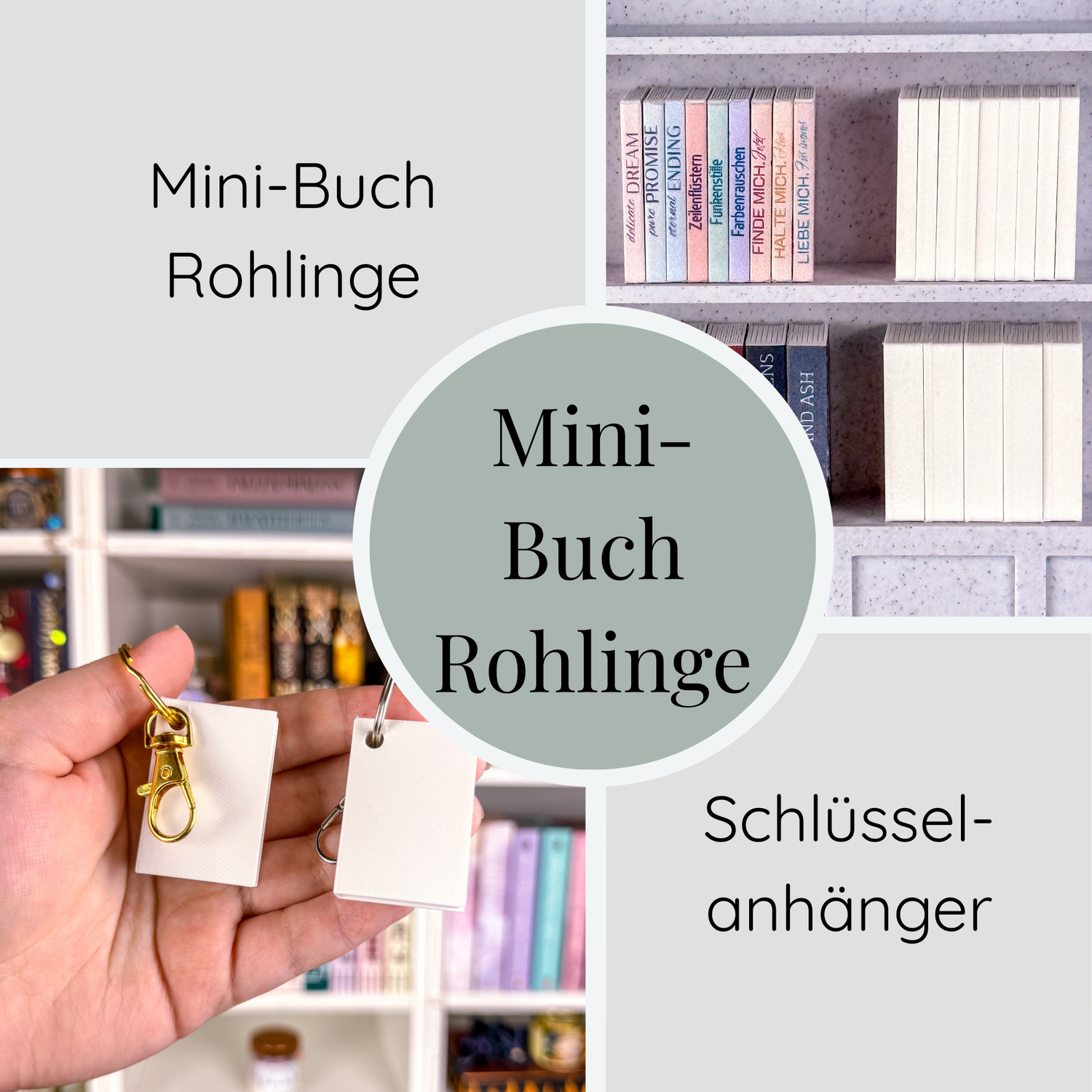 Titelbild von Mini-Buch Rohlingen und Mini-Buch Schlüsselanhängern
