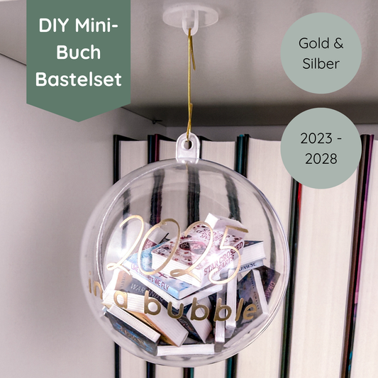 DIY Mini-Buch Weihnachtskugel Bastelset 2023-2028