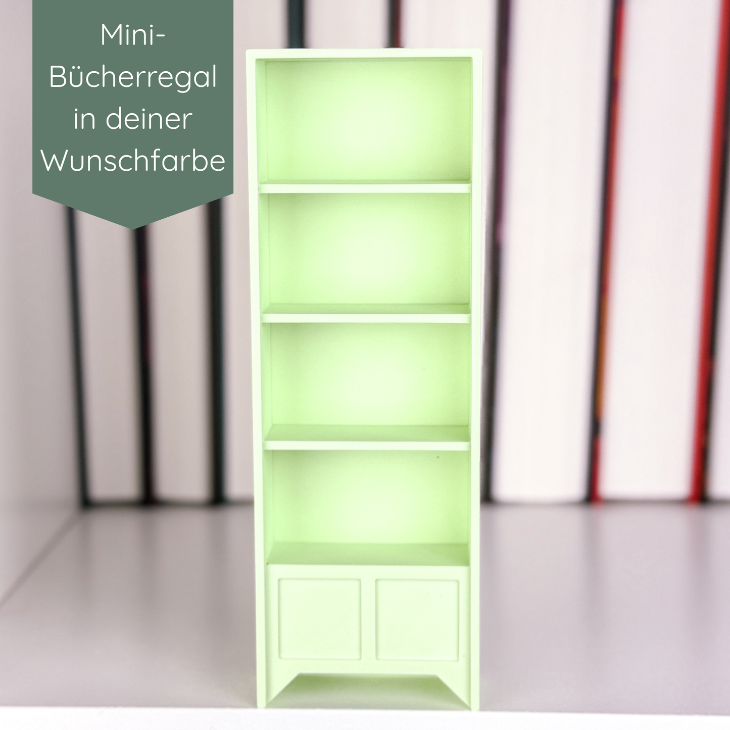 Mini Bücher DIY Starterset - Bücherregal