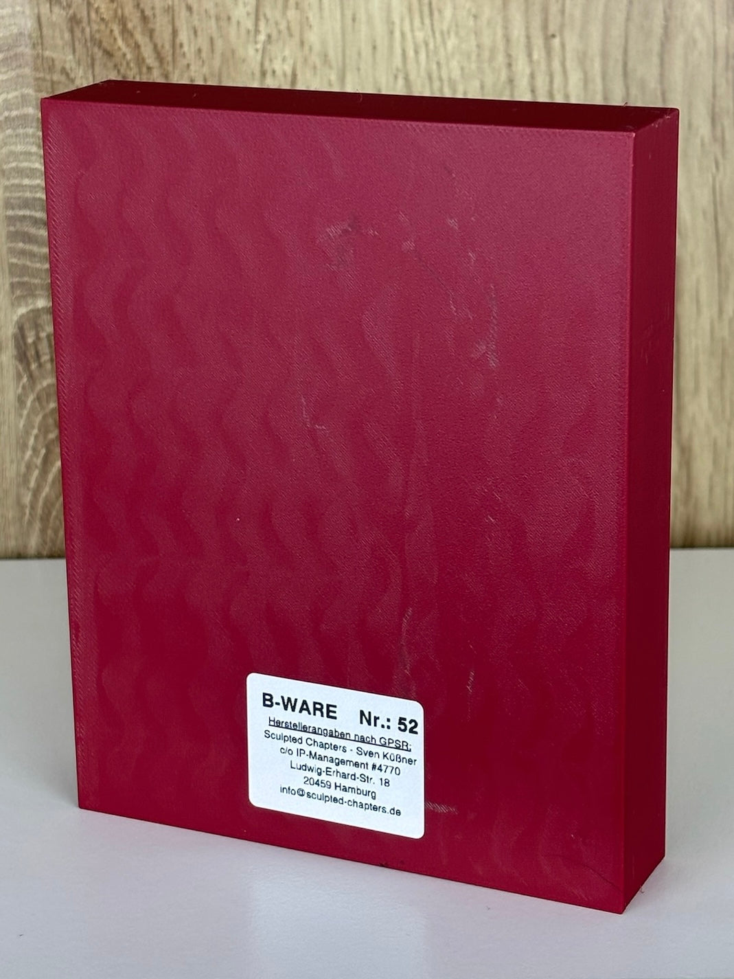 B-WARE - Mini Bücherregal 3 Fächer - breit