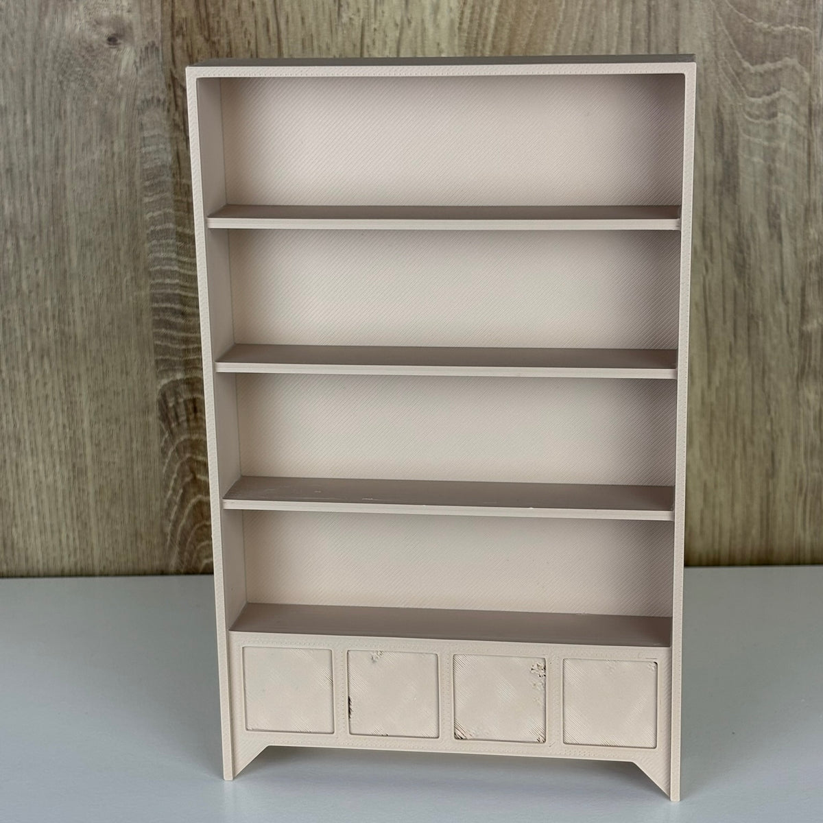 B-WARE - Mini Bücherregal 4 Fächer - breit