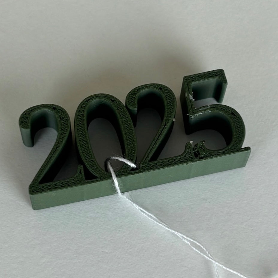 B-WARE - Mini Jahreszahlen Deko 2025