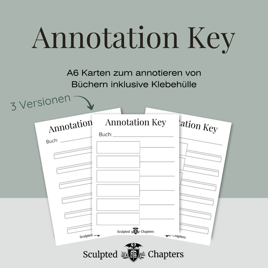 Annotation Key - A6 Karten