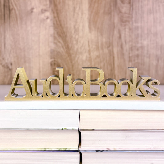 AudioBooks Dekoaufsteller
