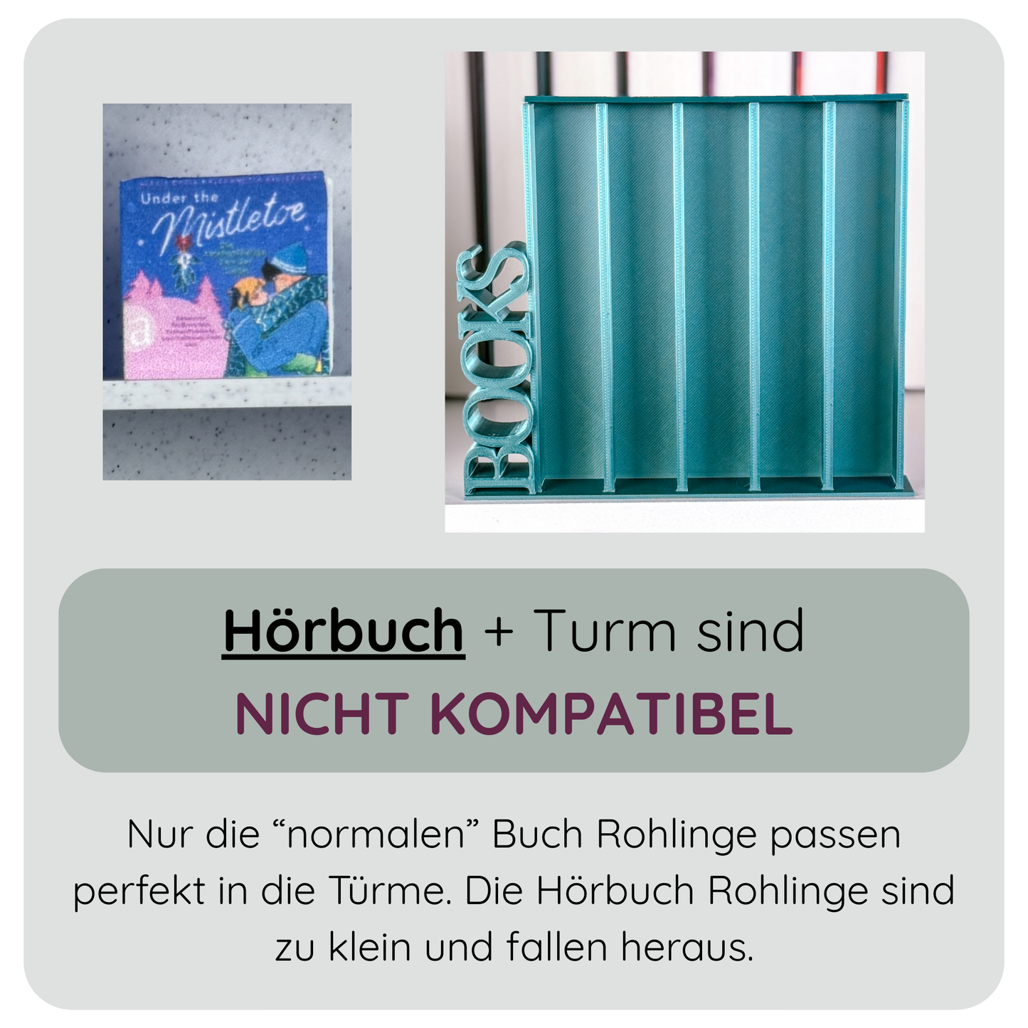 Mini Buch & Hörbuch Rohlinge im 10er Pack