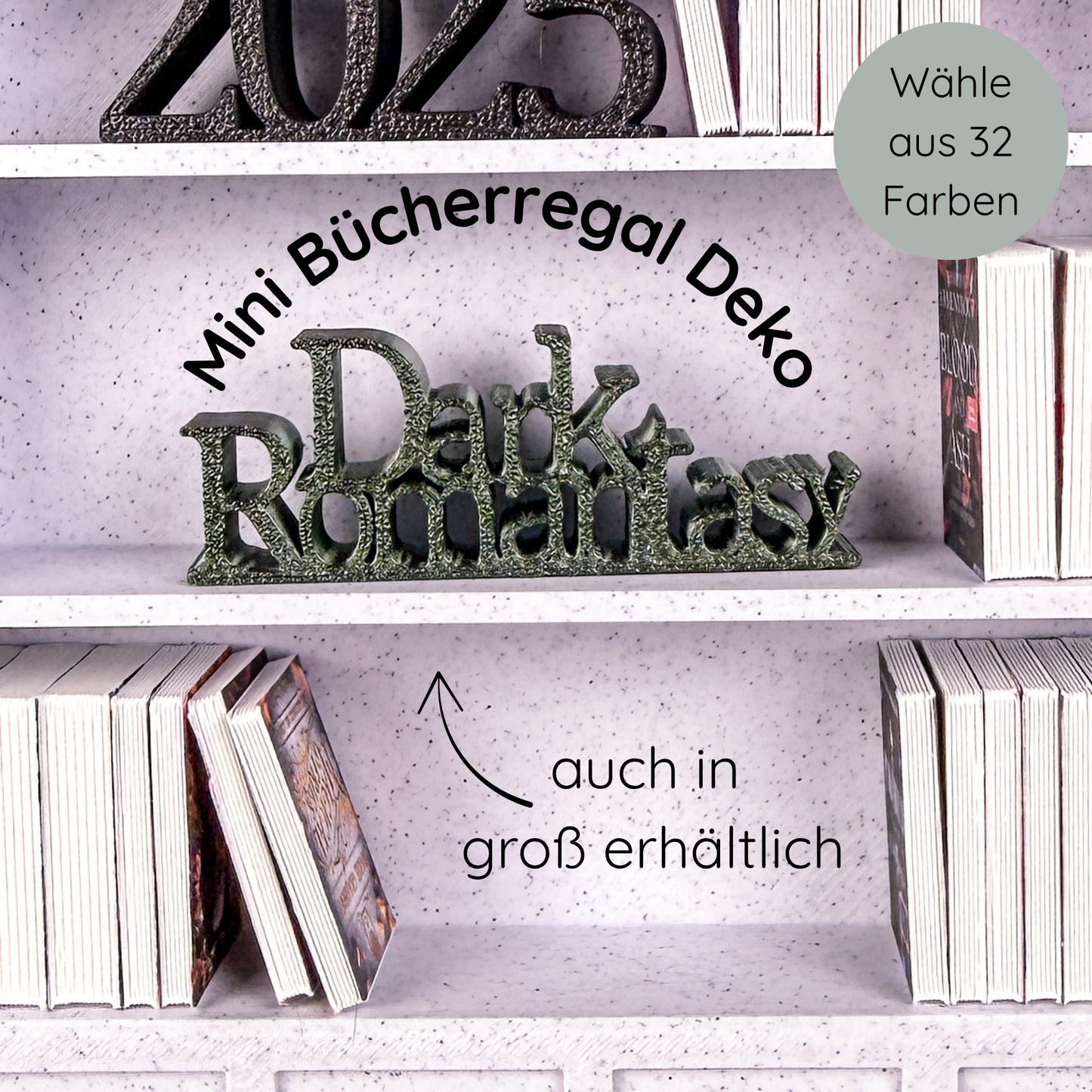 Mini Dark Romantasy Dekoaufsteller