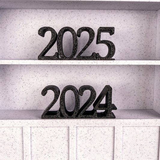 Mini Jahreszahlen Deko