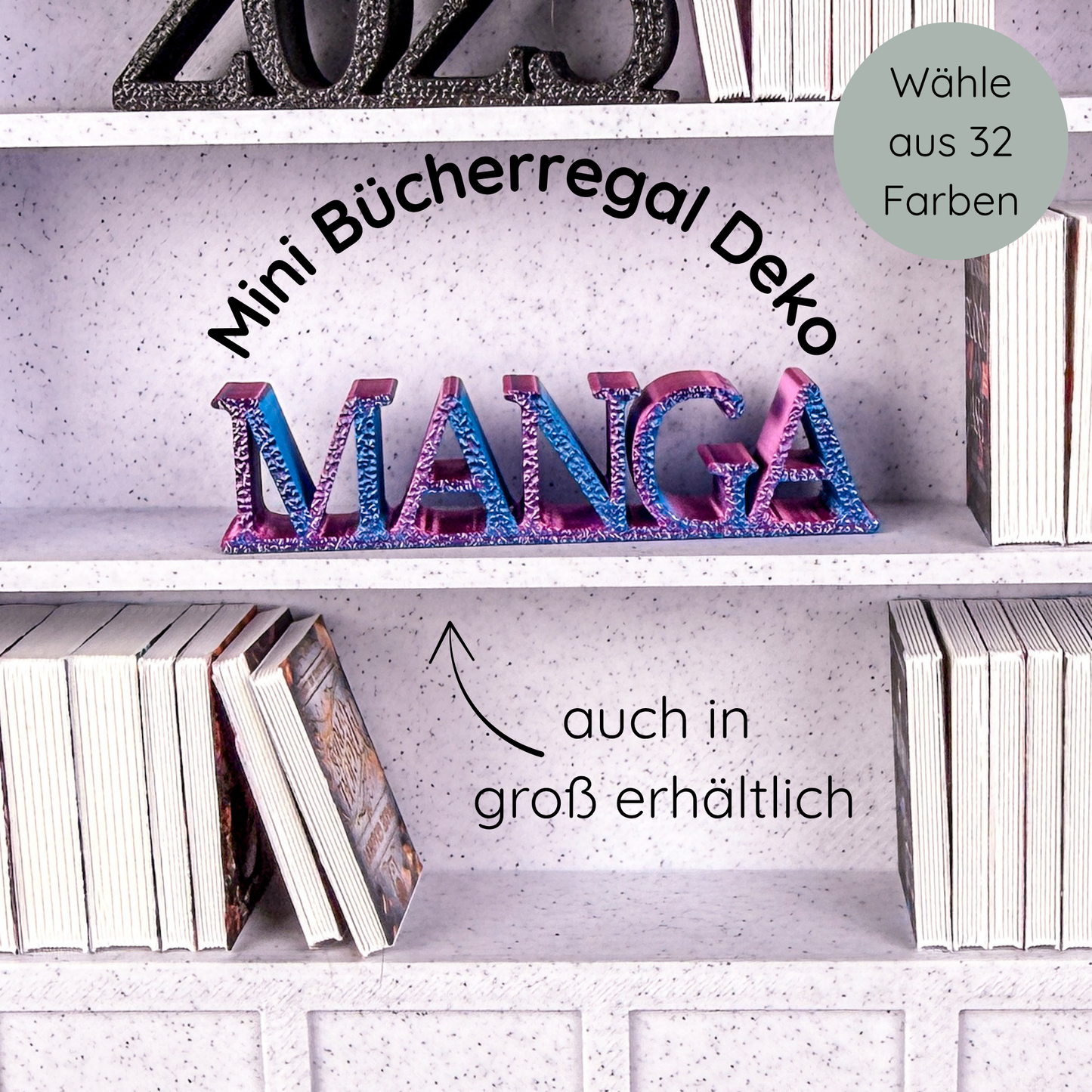 Mini Manga Dekoaufsteller