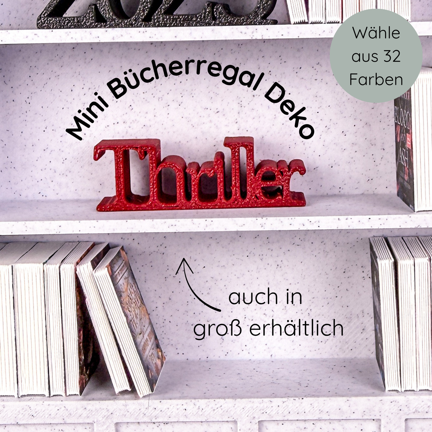 Mini Thriller Dekoaufsteller