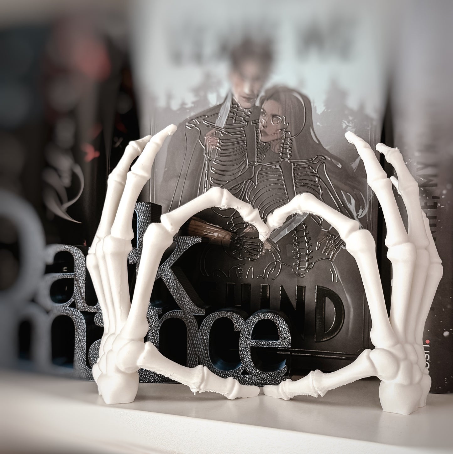 Skelett Hände Regaldeko - 2er Set