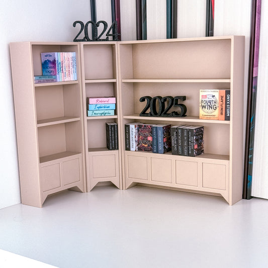 Mini Bücherregal System - 3 Fächer