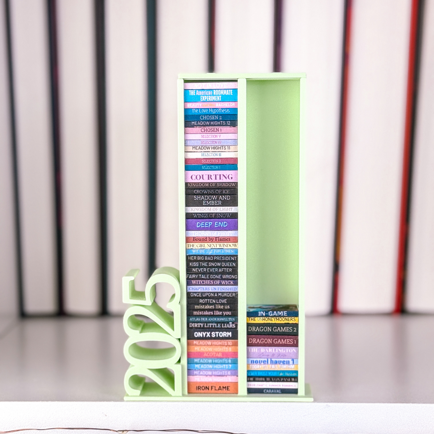 Lesezielturm Jahreszahl - vertikal