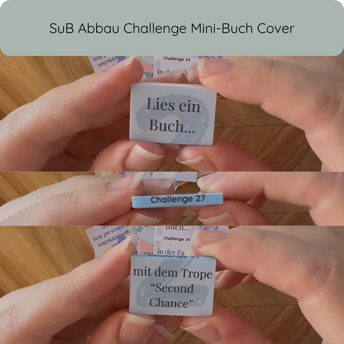 SuB Abbau Challenge OHNE Automat