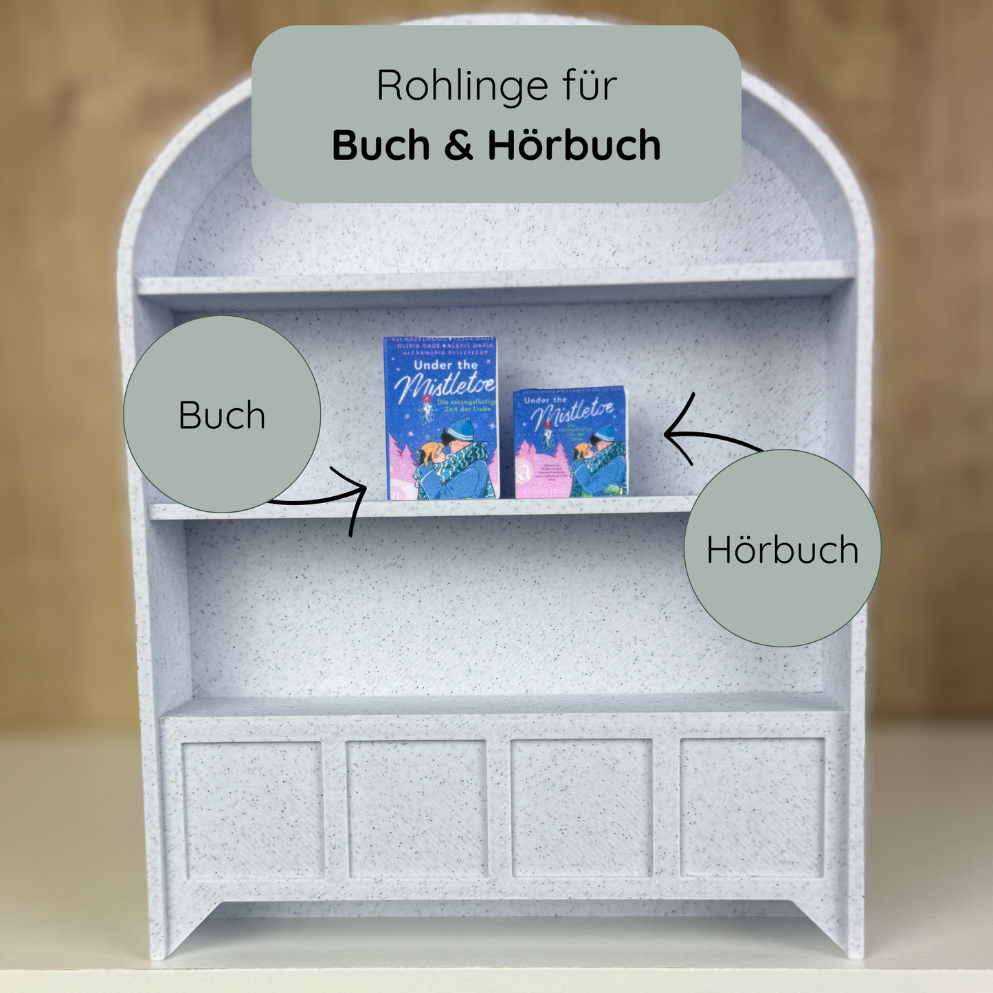 Mini Buch & Hörbuch Rohlinge im 10er Pack