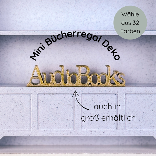 Mini AudioBooks Dekoaufsteller