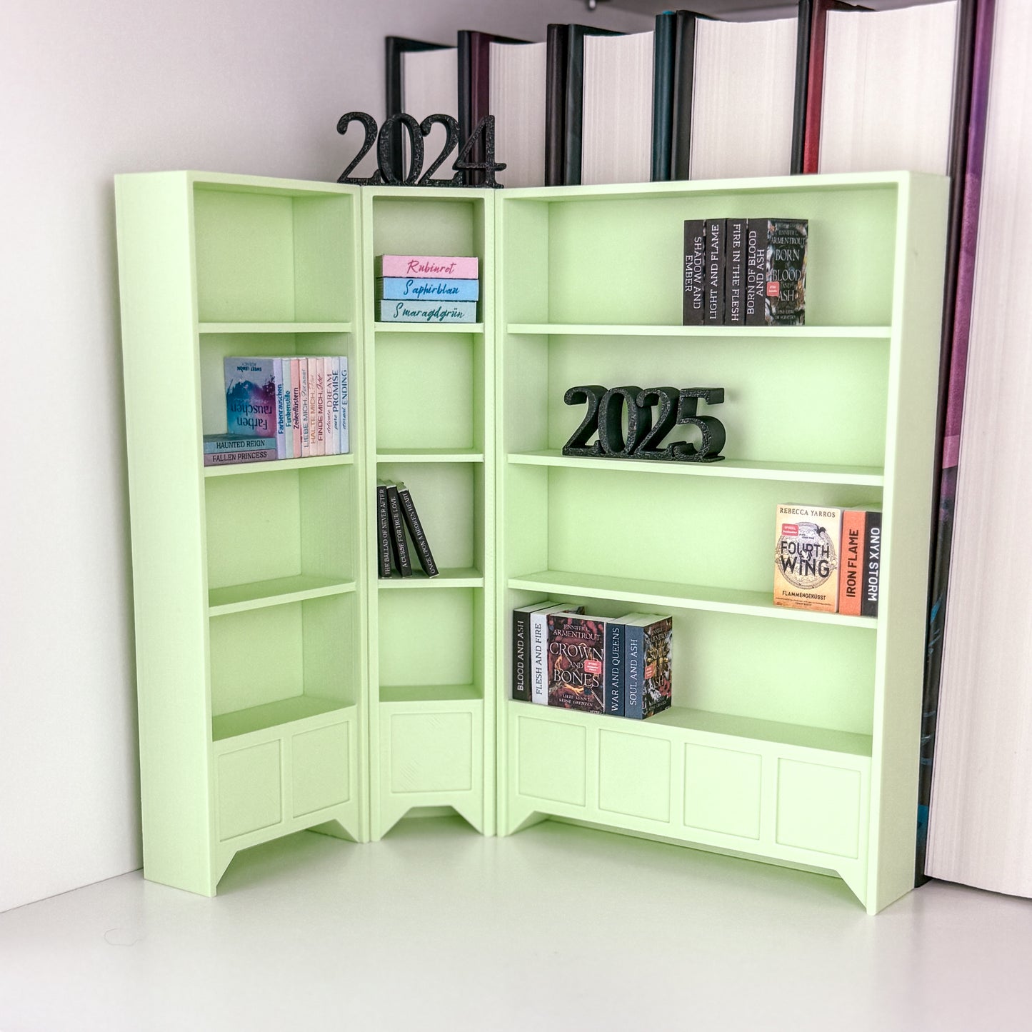 Mini Bücherregal System - 4 Fächer