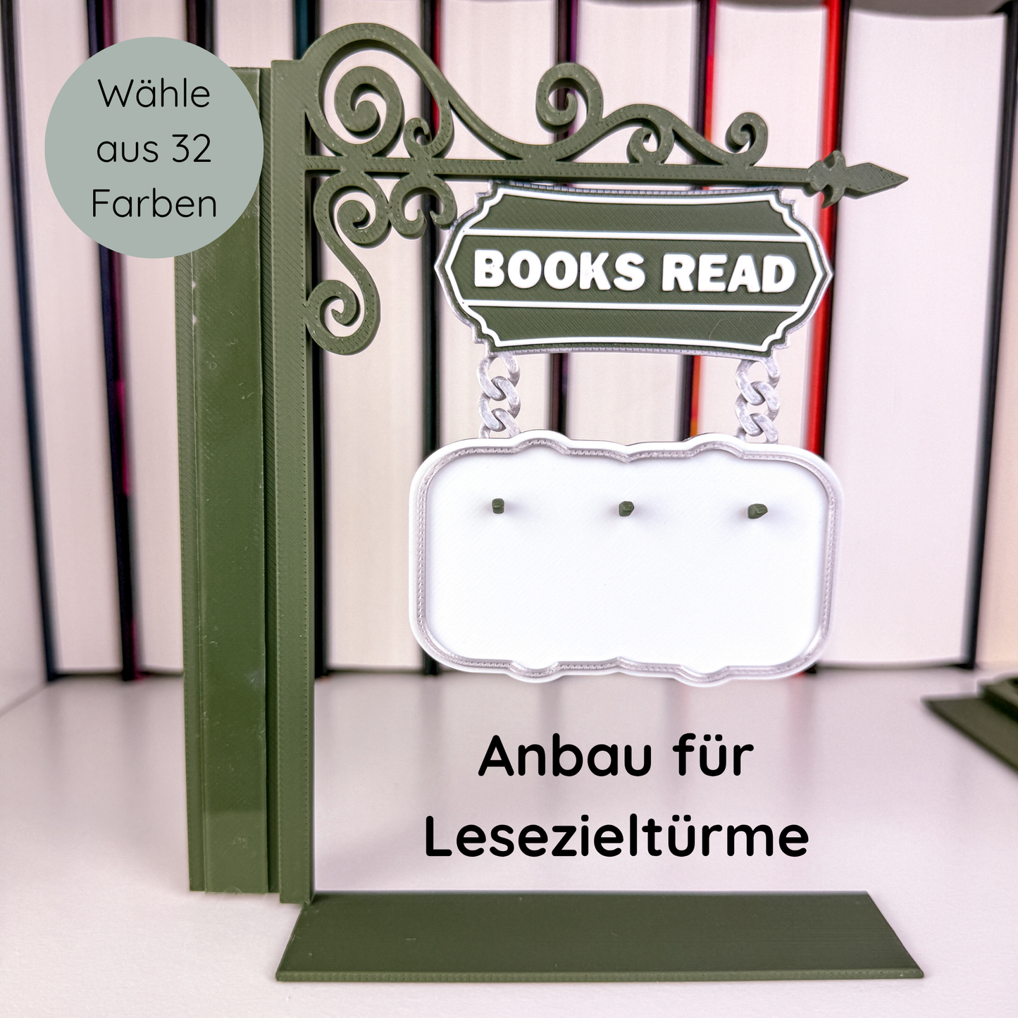 Books Read Tracker Erweiterung für Lesezieltürme