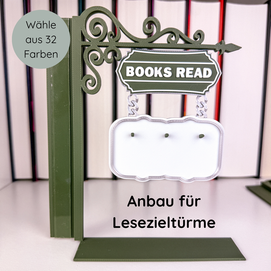 Books Read Tracker Erweiterung für Lesezieltürme