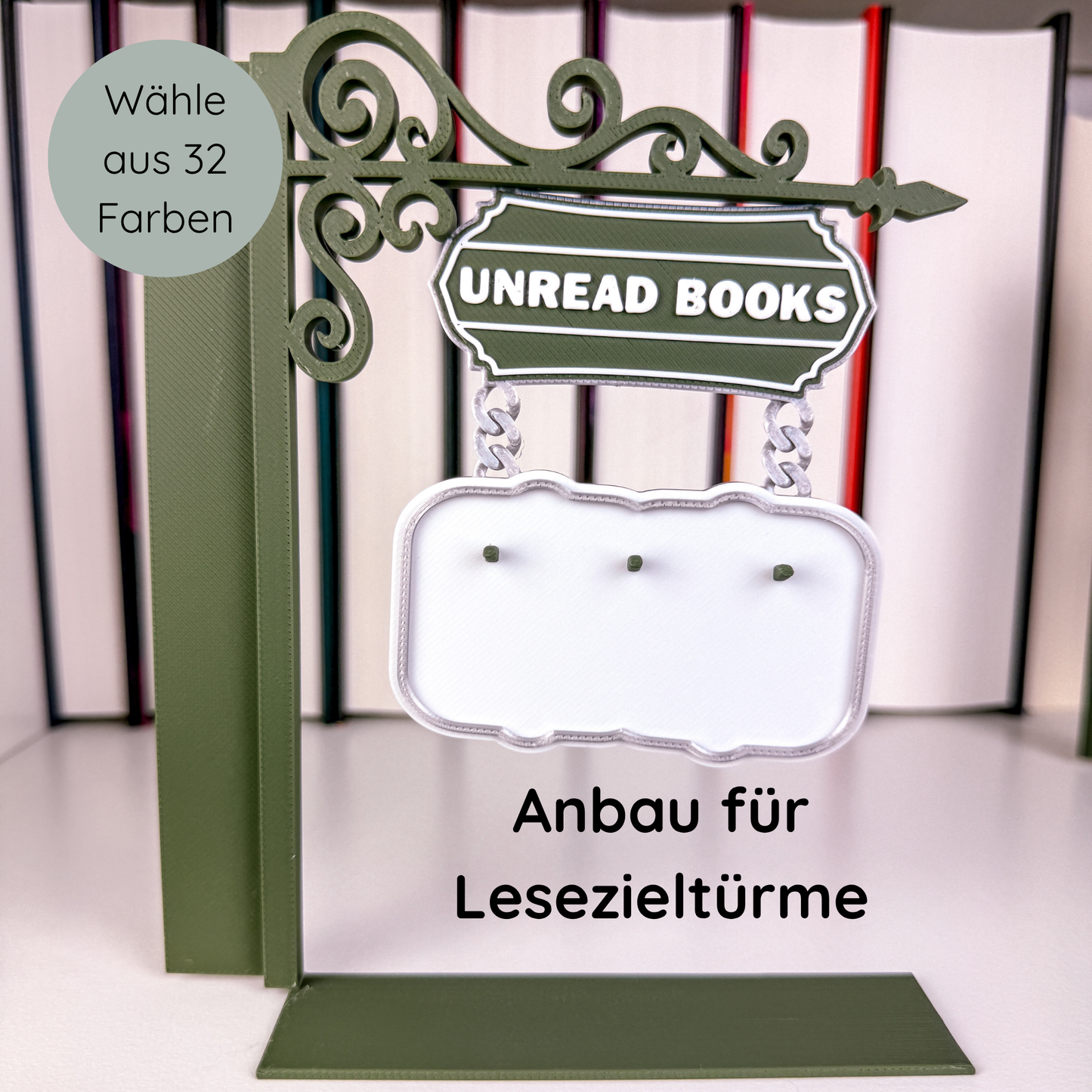 Unread Books Tracker Erweiterung für Lesezieltürme