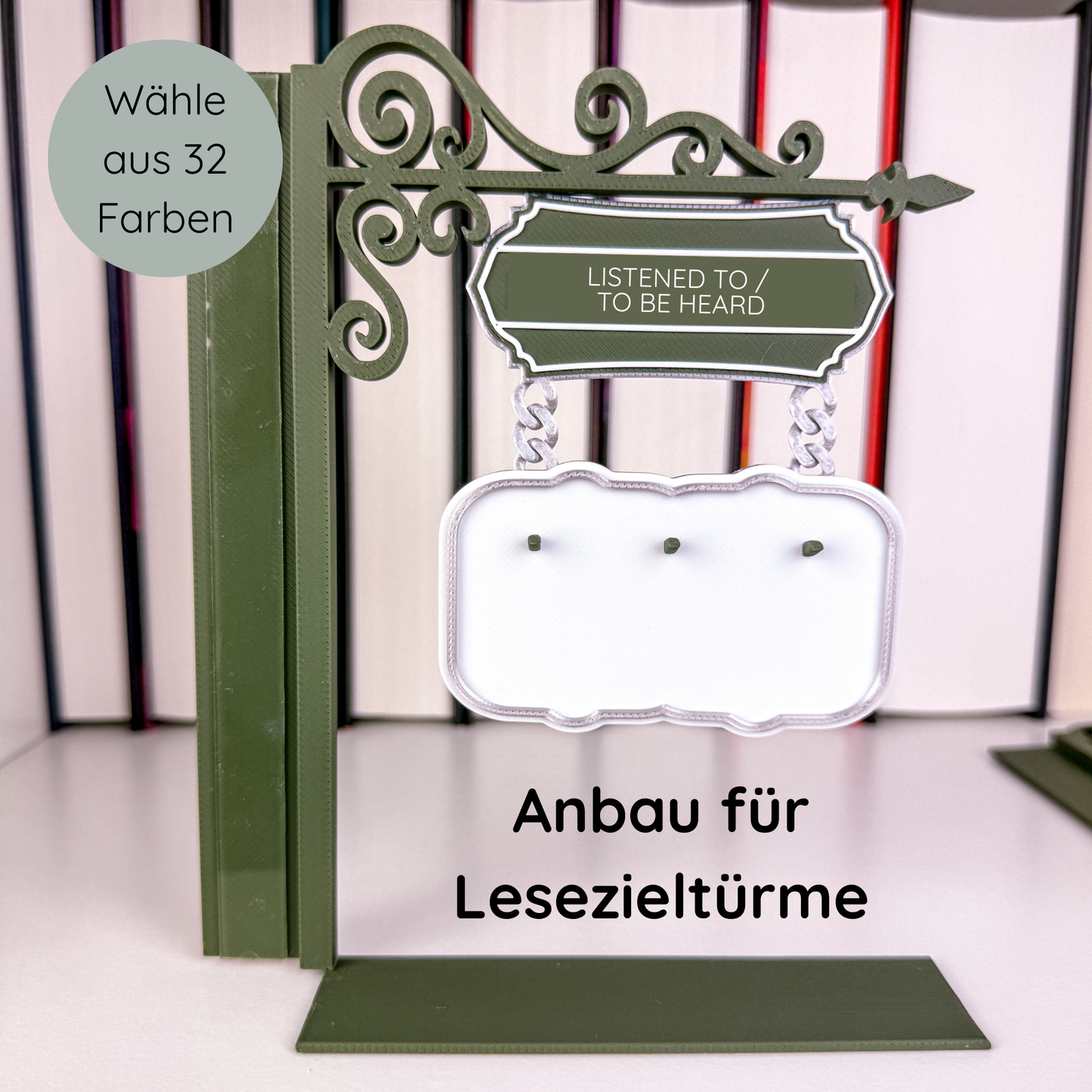 Listened To / To Be Heard Tracker Erweiterung für Lesezieltürme