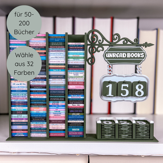 Lesezielturm mit Tracker Unread Books