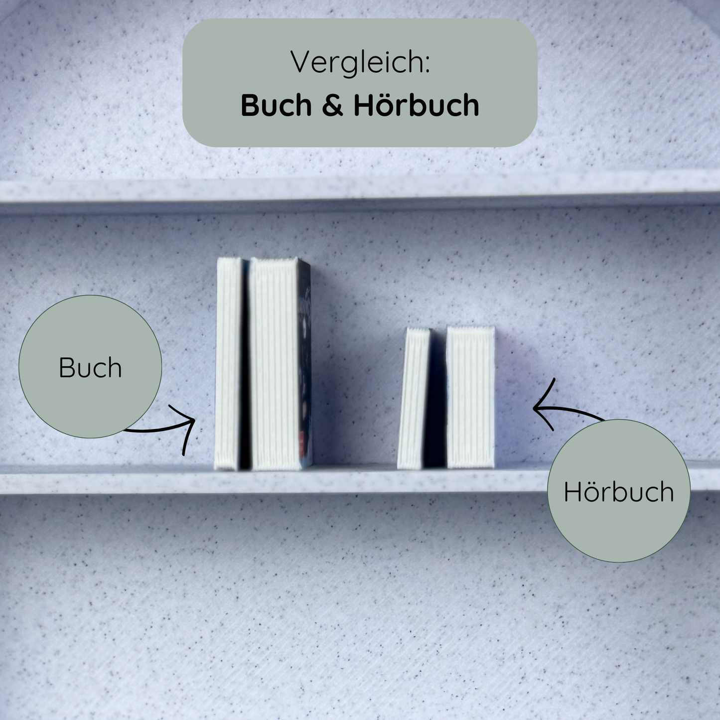 Mini Buch & Hörbuch Rohlinge im 10er Pack